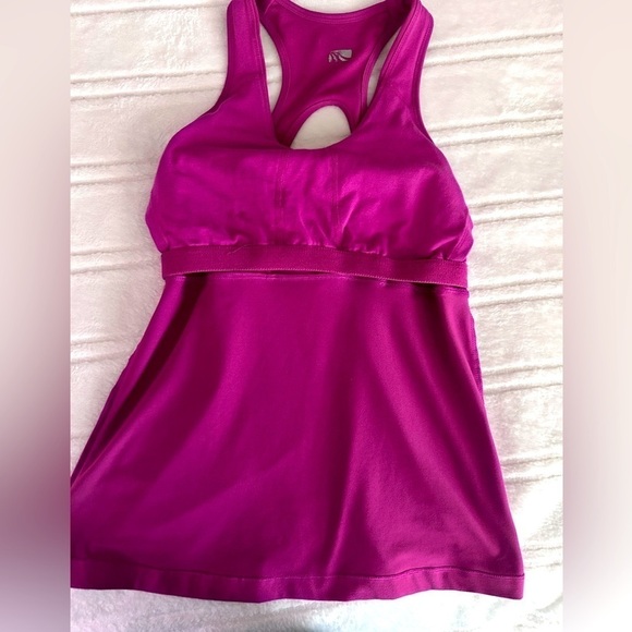 Marika Tek Ladies SZLarge Pink Sports Bra Top No Pads Work Out Active Ta…​​​​​​​ - Picture 8 of 9